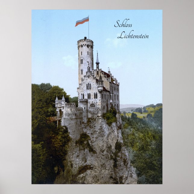 Lichtenstein Castle (1890) Poster (Framsidan)