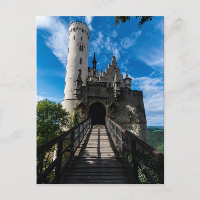 Lichtenstein Castle - Baden-wurttemberg Vykort (Framsida)