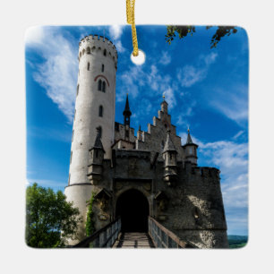 Lichtenstein slott - Baden-wurttemberg Julgransprydnad Keramik