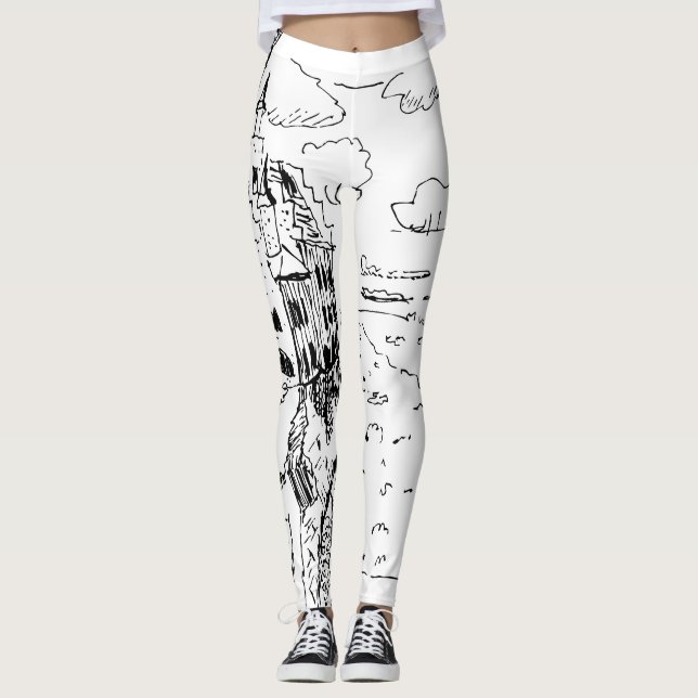 Lichtenstein slott leggings (Framsida)