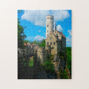 Lichtenstein slott Reutlingen Tyskland. Pussel