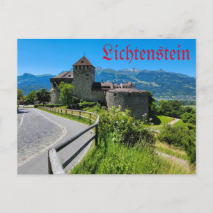 Lichtenstein - Vaduz Castle Helg Vykort