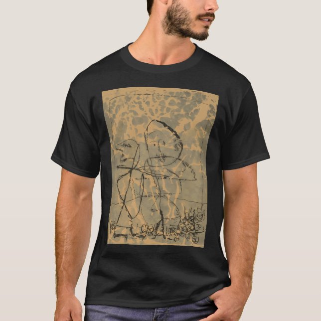 Lichtung E (Glänta E) Gouache Grön Gradering [w T Shirt (Framsida)