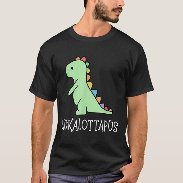 Lickalottapus Funny Lesbisk Lgbtq Pride, Funny Hum T Shirt (Framsida)
