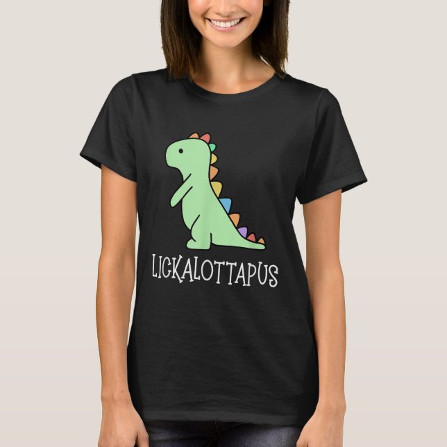 Lickalottapus Funny Lesbisk Lgbtq Pride, Funny Hum T Shirt (Framsida)