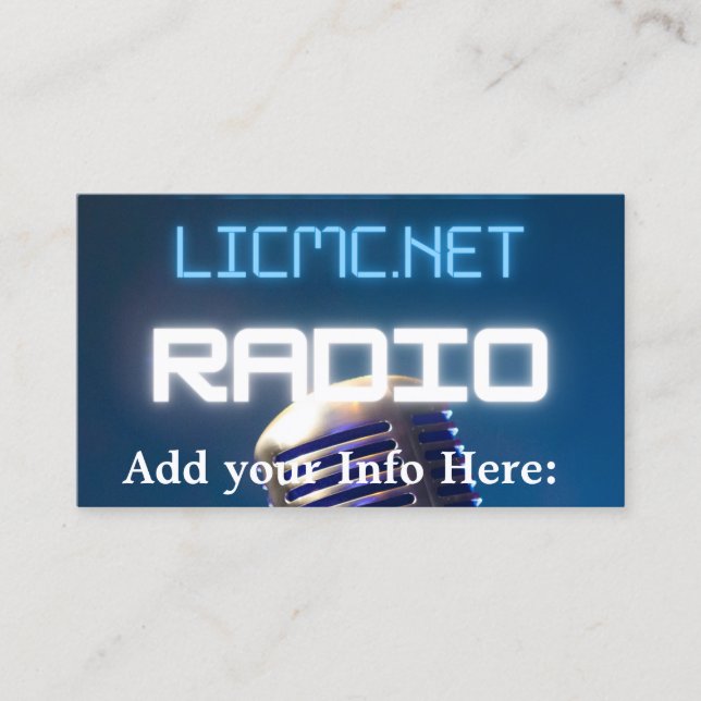 LICMC Business PLUS-Telefonkort (Framsida)