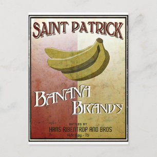 licor de Banana Vykort