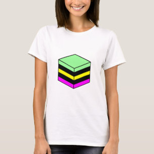 Licorice All Sort - Mint Grn, Gult, Magenta blk T Shirt