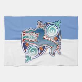 Licorne celtique kökshandduk