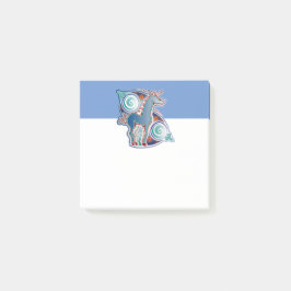 Licorne celtique post-it block