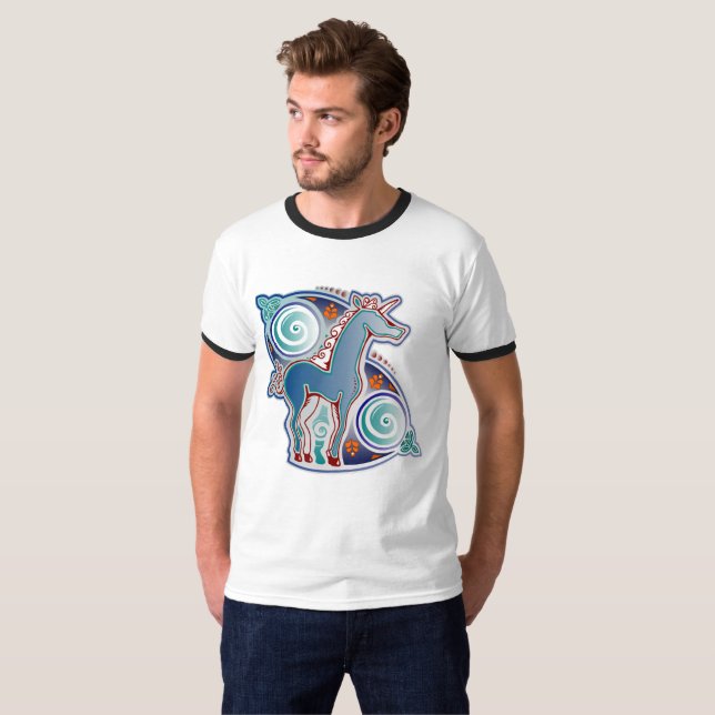 Licorne celtique t shirt (Hel framsida)