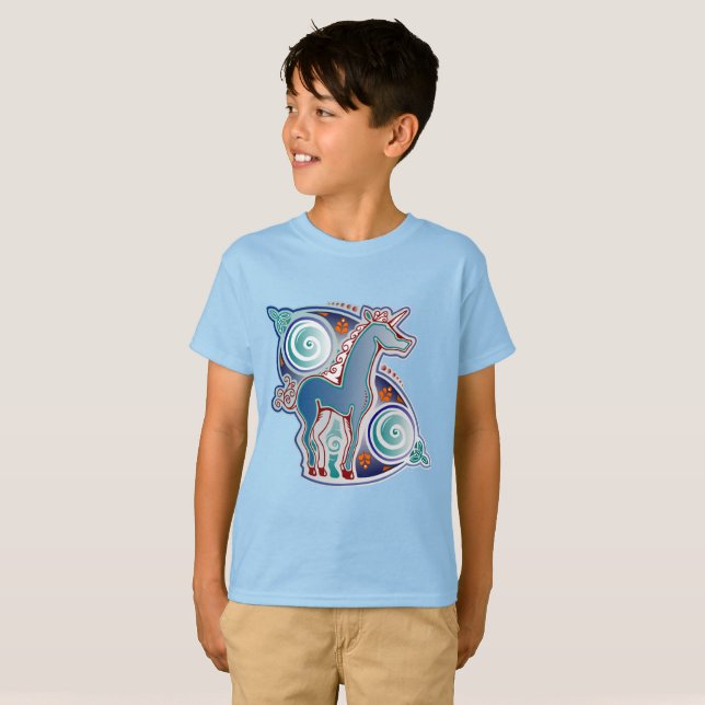 Licorne celtique t shirt (Hel framsida)