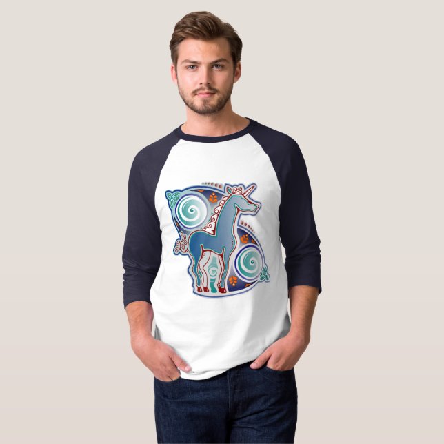 Licorne celtique t shirt (Hel framsida)