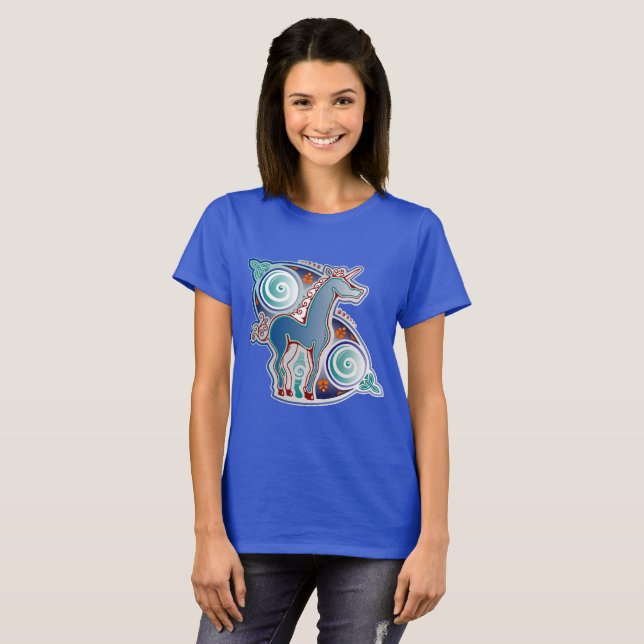 Licorne celtique t shirt (Hel framsida)