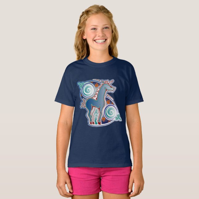 Licorne celtique t shirt (Hel framsida)