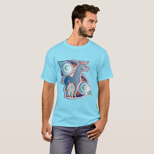 Licorne celtique t shirt (Hel framsida)