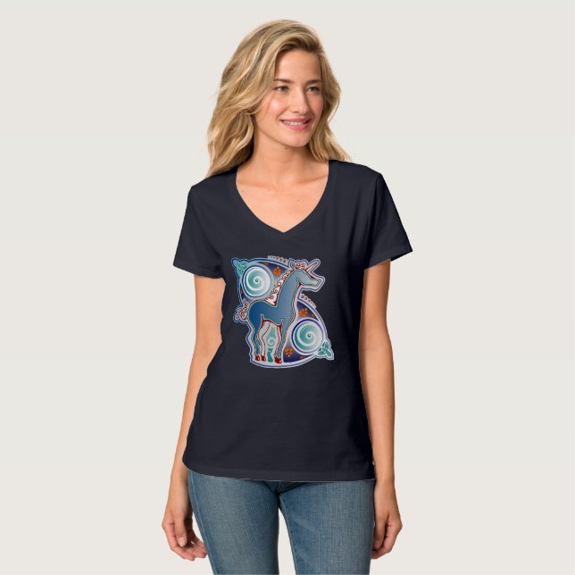 Licorne celtique t shirt (Hel framsida)