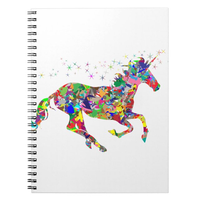 Licorne Rainbow Anteckningsbok (Framsidan)