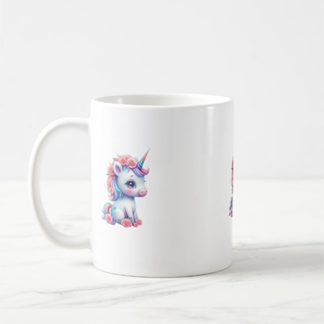 licorne tasse kaffemugg (Vänster)