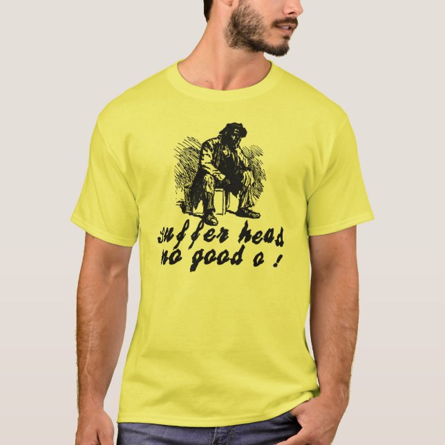 Lida Head ingen bra nolla! StamgästT-tröja Tee Shirt (Framsida)