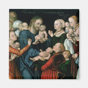 Lida lite barnen för att komma Unto mig, 1538 Magnet