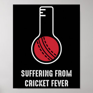 Lidande av cricketfeber poster