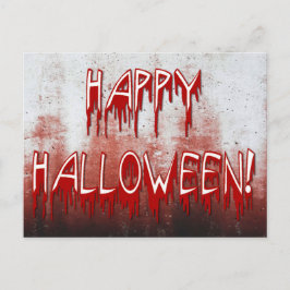 Lidande Gott Halloween Blodfläckat vykort