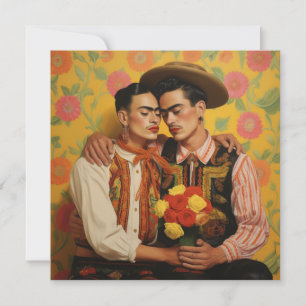 Lidande omfamning julkort