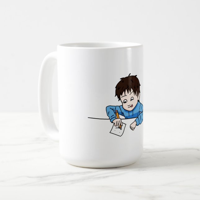 Lidelse För Skissning Kaffemugg (Framsida vänster)