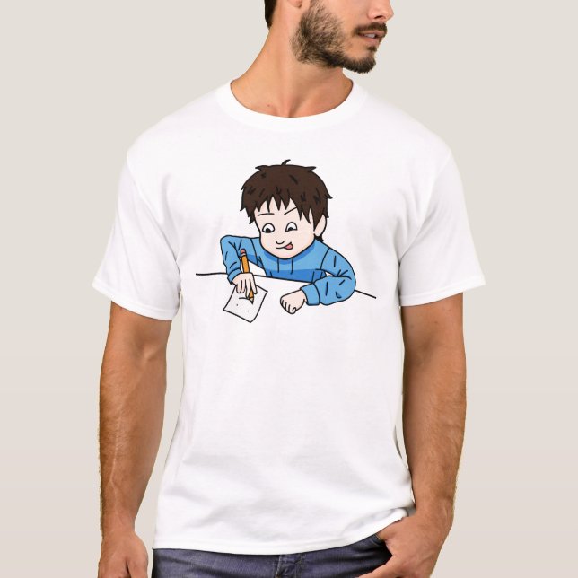 Lidelse För Skissning T Shirt (Framsida)