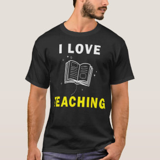 Lidelsefullt undervisningscitat med djärvt akademi t shirt