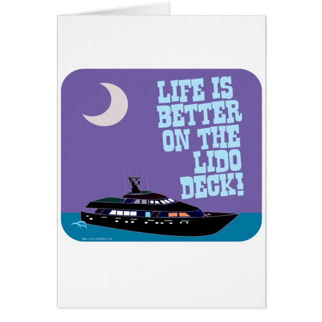 Lido Deck Hälsningskort (Framsidan)