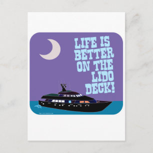 Lido Deck Vykort