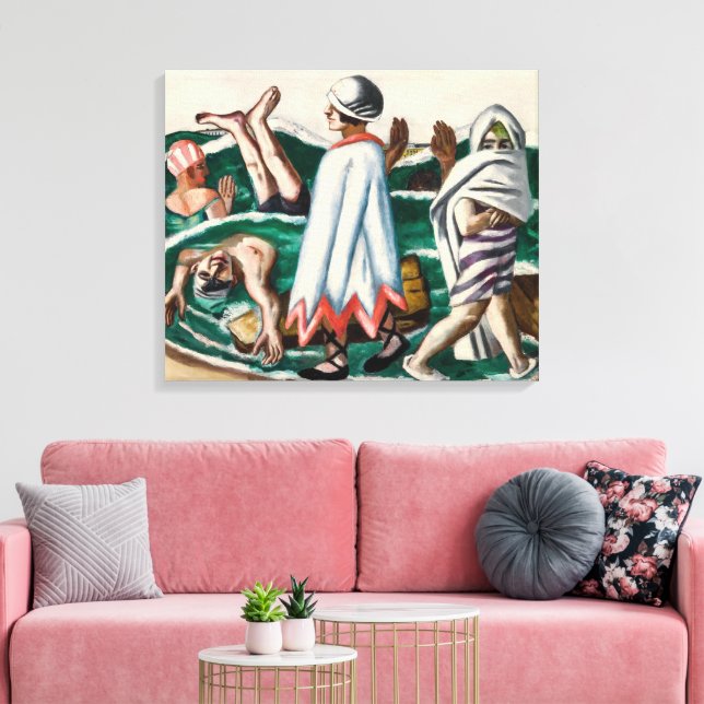 Lido | Max Beckmann | Canvastryck (Insitu (Vardagsrum))
