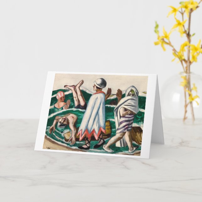 Lido | Max Beckmann | Kort (Gul blomma)