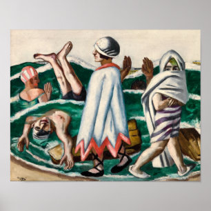 Lido Max Beckmann Poster