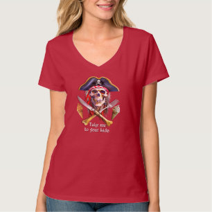 Lido Pirat med Ice Cream for Buffaneers T Shirt
