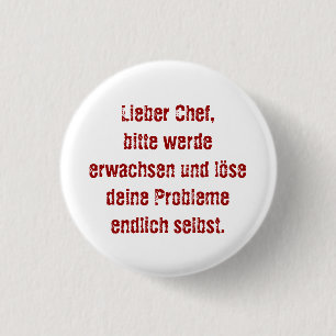 "Lieber Chef, bitte werde erwachsen..." Knapp