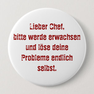 "Lieber Chef, bitte werde erwachsen..." Knapp