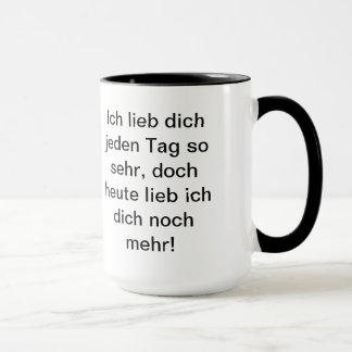 Liebesgedichte Tasse Mugg