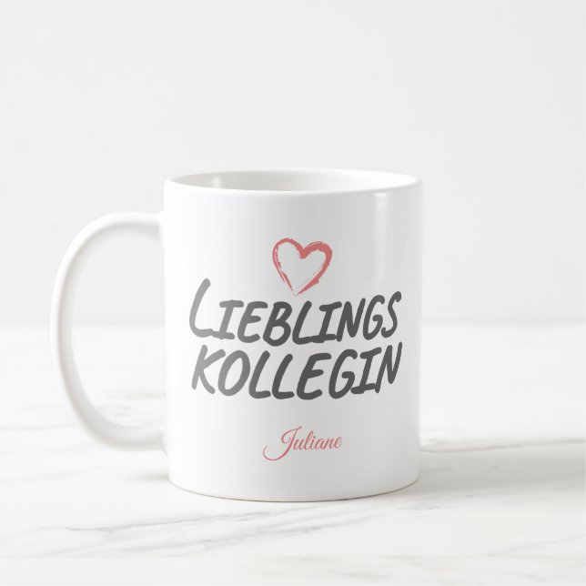 Lieblingskollegin | Geschenk für Kollegin Kaffemugg (Vänster)