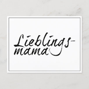 Lieblingsmamma Helg Vykort