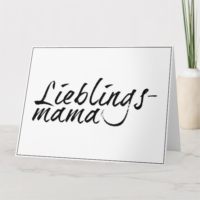 Lieblingsmamma Kort (Framsida)