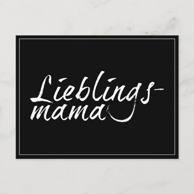 Lieblingsmamma - Viß 00001 Helg Vykort (Framsida)