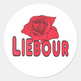 Liebour Runt Klistermärke