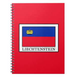 Liechtenstein Anteckningsbok Med Spiral