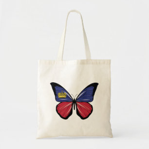 Liechtenstein Butterfly Flagga Tygkasse