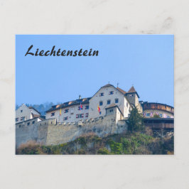 Liechtenstein Castle i Vaduz Vykort