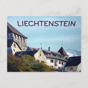Liechtenstein castle vykort