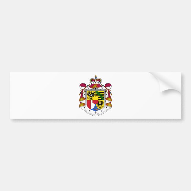 liechtenstein emblem bildekal (Framsidan)